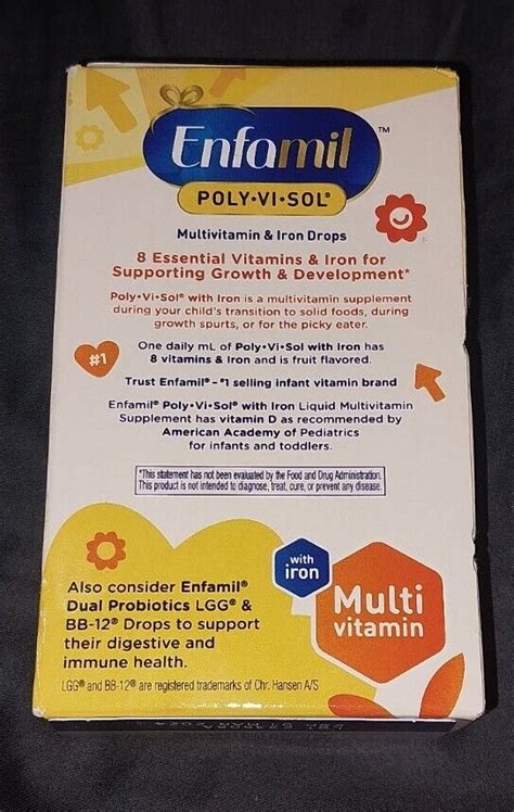 Enfamil Poly Vi Sol Multivitamin Supplement Drops With Iron For