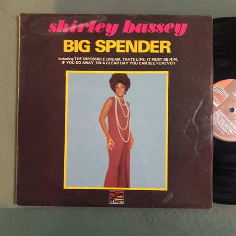 Lp Shirley Bassey Big Spender Hobbies Toys Music Media