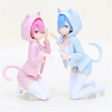 Buy 2pcsset Rem Figure Re Zero Toy Re Zero Kara