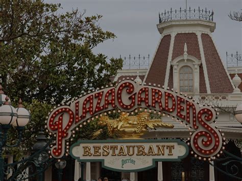 Restaurant Disneyland Paris Plaza Gardens Restaurant