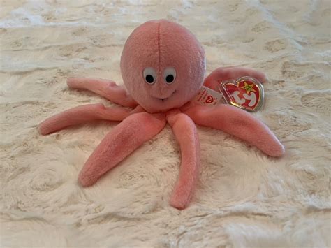 Rare Ty Inky The Octopus Beanie Baby Retired Mwmt Investment