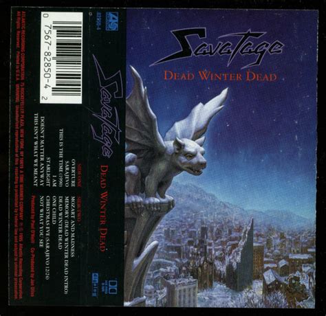 Savatage Dead Winter Dead 1995 Cassette Discogs