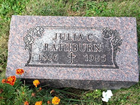 Julia C Kennedy Rathburn Memorial Find A Grave