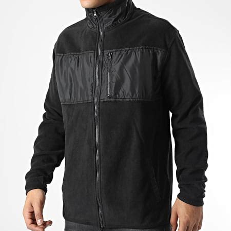 Urban Classics Veste Zippée Polaire TB5533 Noir