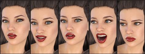 Z Utility Series Real Life Expressions For Genesis And Female Daz D