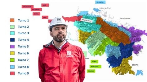 Mapa Del Racionamiento De Agua En Bogot Los Barrios Y Conjuntos Que