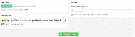 How To Corrupt a PDF File?