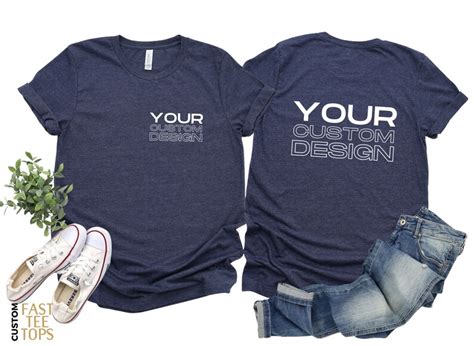 Front And Back Your Custom Design T Shirt Personalized Sweatshirt