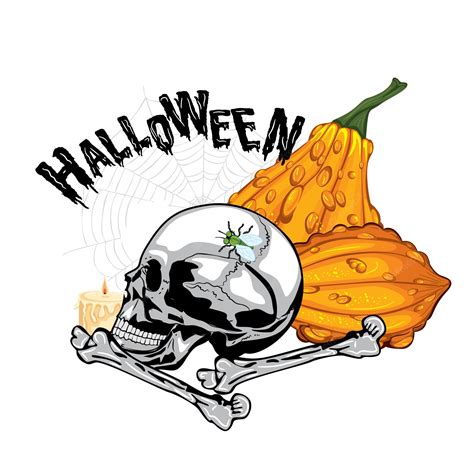 Premium Vector | Skull halloween