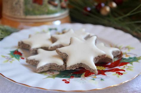 Zimtsterne German Cinnamon Stars German Christmas Cookies