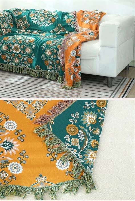 Cotton Queen Bedcover Sofa Blanket