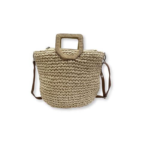 Bolsa Feminina De Praia Em Palha Shopee Brasil