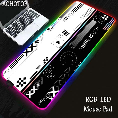 Csgo Mousepad Rgb Gaming Speed Keyboard Pads Locked Edge Mouse Mat Mm Anti Slip Mause Pad Led