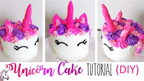 Unicorn Cake Tutorial Diy Youtube