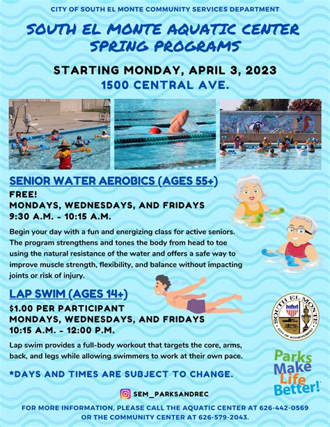 Senior Water Aerobics South El Monte Ca