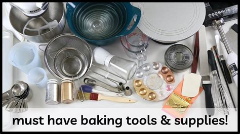 Baking Essentials Must Have Baking Equipment Tools Supplies For