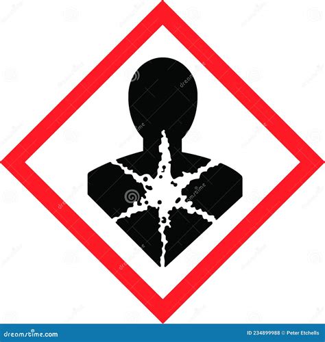 GHS Hazard Pictogram OXIDISING Vector Illustration CartoonDealer