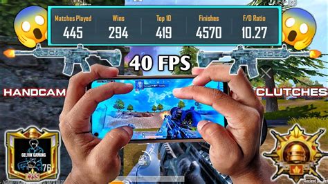 Android Fastest 40 Fps Player Handcam 🔥 Fastest 5 Fingers Player