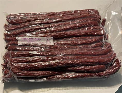 Mild Fresh Jumbo Beef Jerky Sticks 5lb — Smokin Oak