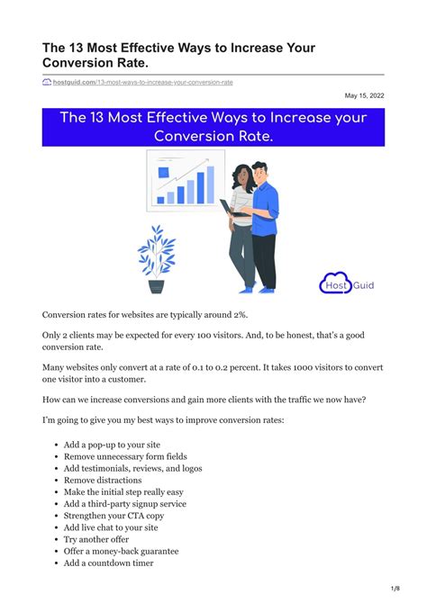 Ppt The 13 Most Effective Ways To Increase Your Conversion Rate Powerpoint Presentation Id