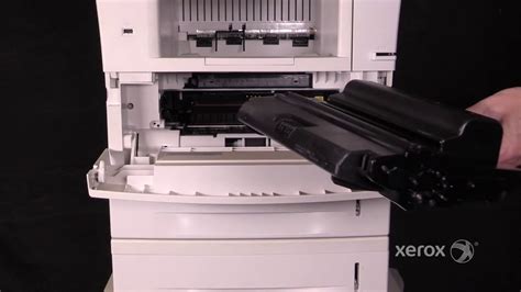 Xerox Phaser Replacing The Print Cartridge Youtube