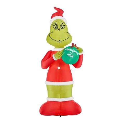 Reviews For Grinch 20 Ft Giant Sized Led Grinch In Santa Suit