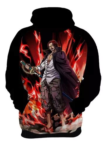 Blusa Moletom Shanks O Ruivo One Piece Anime Frete Gr Tis