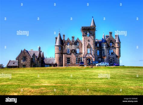 Glengorm Castle as seen on the Isle of Mull, Scotland Stock Photo - Alamy