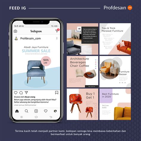 Jasa Desain Konten Instagram Murah Profesional Cv Profdesain Kreatif