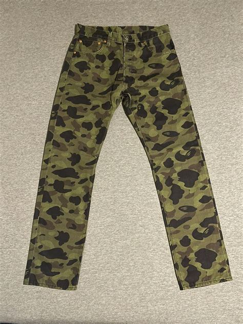 Bape × Levis Bape X Levis Color Camo 501 93 Model Grailed