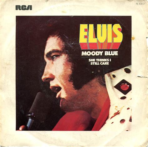 Elvis Presley - Moody Blue (Vinyl, 7", 45 RPM, Single) | Discogs