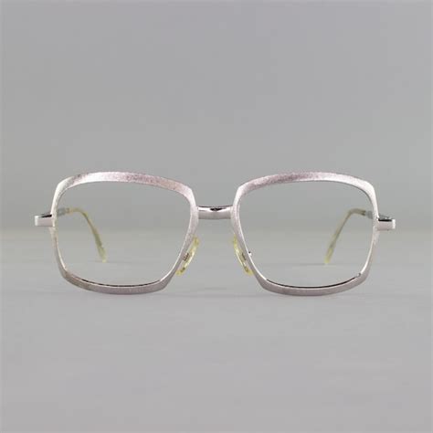 Vintage Square Eyeglasses 70s Glasses Frames Made Gem