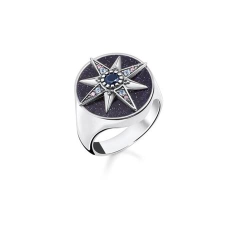 Thomas Sabo Sterling Silver Royalty Star Ring Size N Ring From