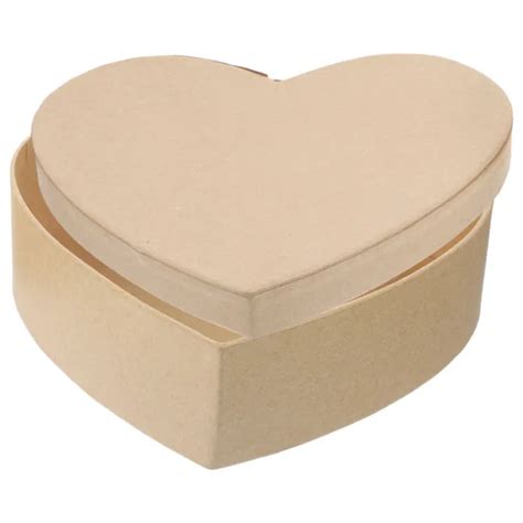 Bo Te En Papier Kraft D Amour M Ch Forme De Coeur Coffrets Cadeaux