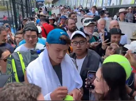 Watch Holger Rune Gets Overwhelmed After Being Flooded By Fans Ahead