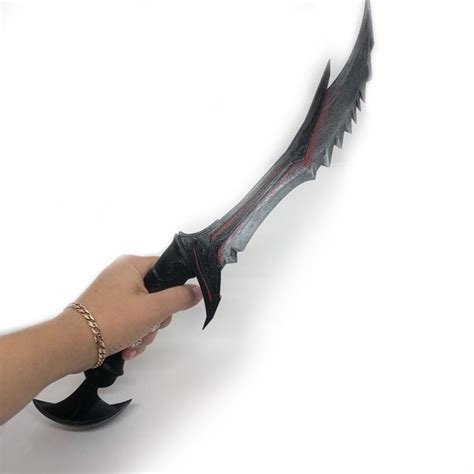 Daedric Dagger The Elder Scrolls Skyrim Etsy