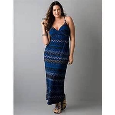 Lane Bryant Dresses Blue Print Maxi Dress Poshmark