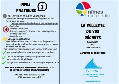 RAPPEL INFORMATION COLLECTE Les jours de collecte ont changé depuis