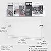 Amazon Xohyw Clear Acrylic Brochure Holder Wall Mount Tier