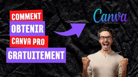 AOUT COMMENT AVOIR CANVA PRO GRATUITEMENT ET LEGALEMENT YouTube