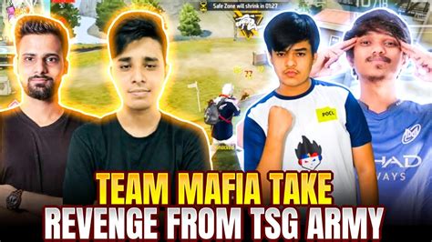 Team Mafia Take Revenge From Tsg Army😲😲 Garena Free Fire Youtube