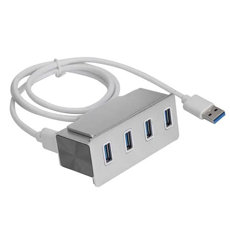 4 Port USB 3.0 Hub, Leadzoe Portable Data Hub for iMac Pro, MacBook Air ...