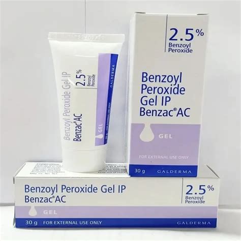 Finished Product Benzac Ac Benzoyl Peroxide Gel For Clinical At