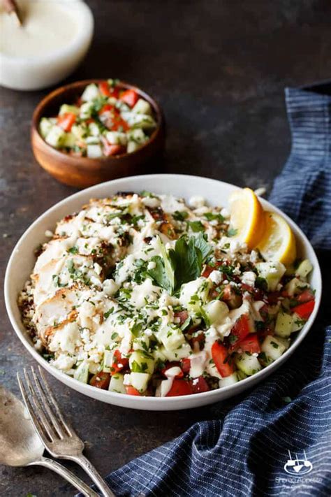 Mediterranean Chicken Quinoa Bowl - Shared Appetite