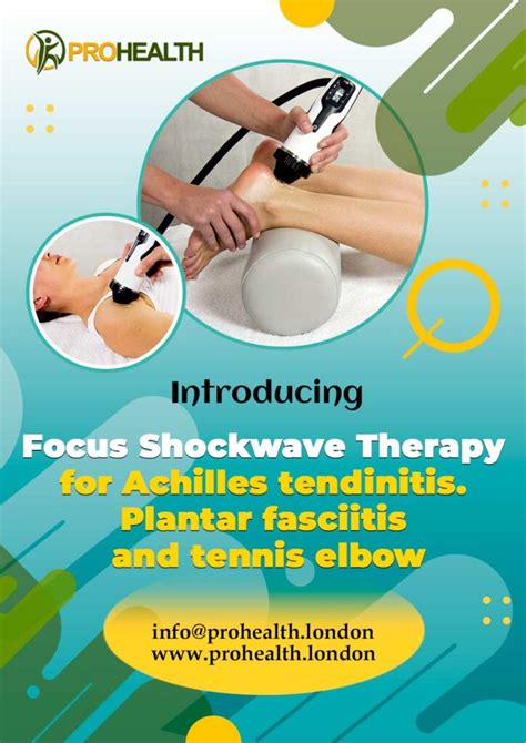 Musculoskeletal Focused Shockwave Therapy For Achilles Tendinitis