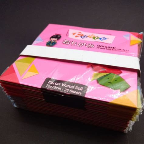 Jual FORTE ORIGAMI Kertas Lipat Warna Bolak Balik ORIGAMI DOUBLE FACE