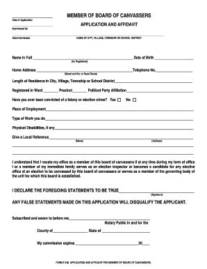 Fillable Online Application And Affidavit City Of Riverview Fax Email