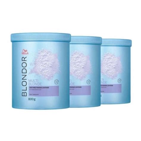 Kit Pó Descolorante Blondor Multi Blonde 800G 3Und Wella Submarino