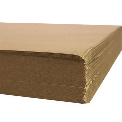 Wood Pulp Gsm Brown Plain Kraft Paper At Rs Kg In Panipat