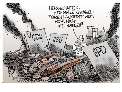 Wahldesaster Rgb Janson Karikatur